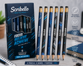 Scribello Urban Edge Pencil Set ⚡ | Personalized Student Stationery for Boys (Pack of 6)